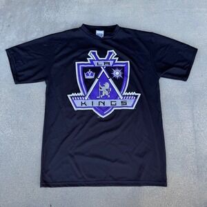 Vintage Sport Attack LA Kings Luc Robitaille 20 Jersey Shirt Mens XL Black‎ Mesh